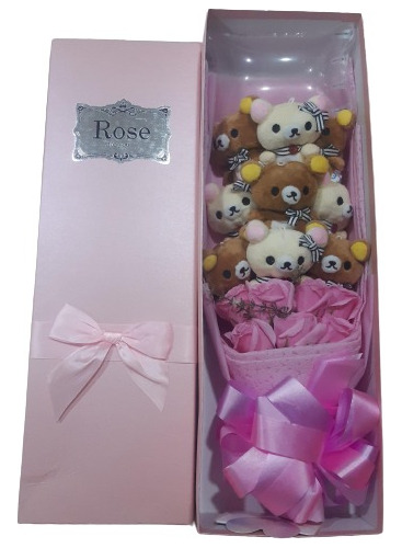 Decoración De Regalo Osos De Peluche / Caja Decorativa