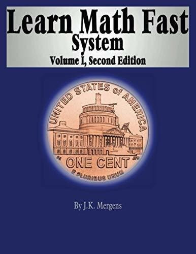 Learn Math Fast System Volume I Basic Operations -.., De Mergens,. Editorial Joleen Mergens En Inglés