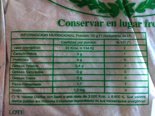 Imagen 2 de 2 de Suplemento Levadura De Cerveza En Polvo Mamá Teresa 1kg