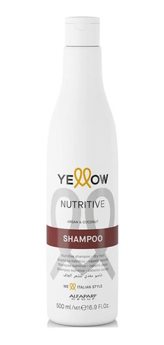 Yellow Nutritive Shampoo Argan & Coconut De 500ml
