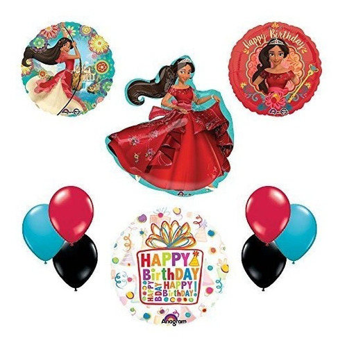 Kit De Globos Fiesta Princesa Elena Avalor