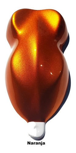 Imagen 2 de 3 de Barniz Candy Color Naranja X 1 Lt.
