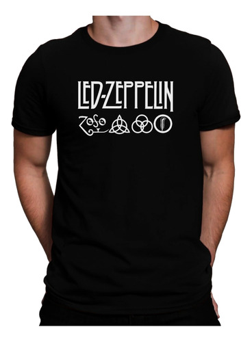 Camiseta Led Zeppelin Camisa Rock Masculina Robert Plant
