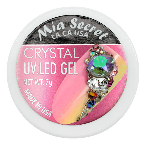 Pega Cristal Uv-led Gel 0.7 Oz