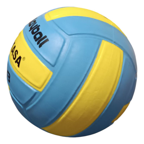 Pelota Voley Profesional Mikasa. Indoor. Tamaño N°5 Celeste/ Amarillo