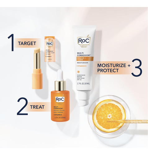 Crema Hidratante Roc Multi Correxion Revive + Glow Vitamina