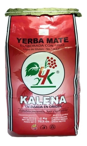 Yerba Mate Kalena X 500grs.