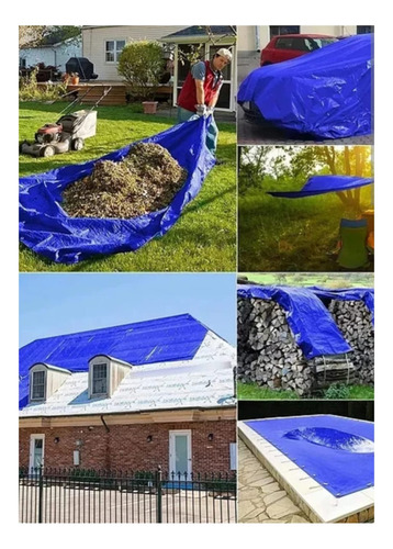 Lona Carpa Multiusos Cobertor Lona Impermeable 4x5 Metros