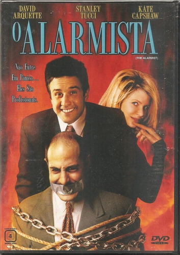 Dvd O Alarmista - David Arquette Kate Capshaw -novo Original