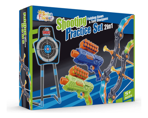 Set De Tiro Con Arco Springflower 2 Con Arco Y Flecha Con Le