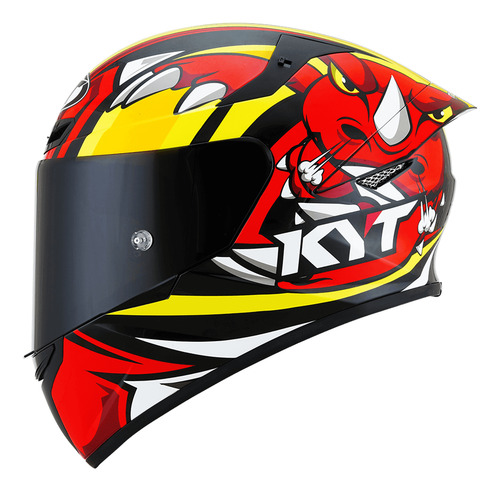 Capacete Kyt Tt-course Rhino C/ Spoiler Super Queimão