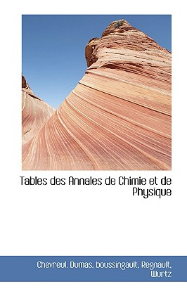 Libro Tables Des Annales De Chimie Et De Physique - Chevr...