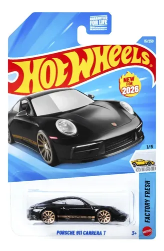Hot Wheels Porsche 911 Carrera T 1:64 2025 Miniatura