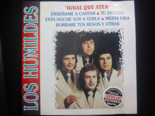 Los Humildes - Igual Que Ayer (cd Original)