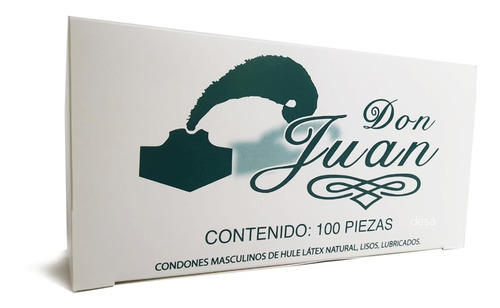 Condones Don Juan Caja C/100 Piezas. Envío Gratis 