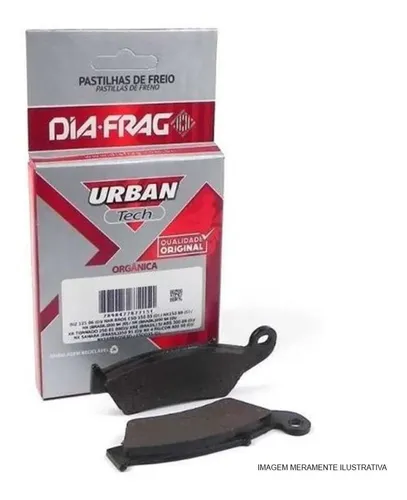 Pastilha Traseira Dia-frag Honda Xre 300 Abs 2009- Dfp-20849