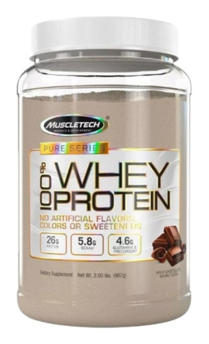 Imagen 1 de 2 de Proteína 100% Whey Muscletech 2lbs Pure Series - Proteinas