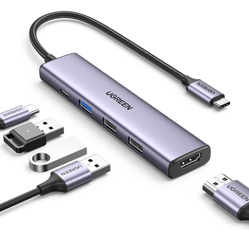 Revodok Hub Usb C 5 En 1 Con Hdmi 4k Ugreen