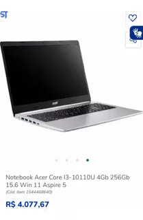 Notebook Acer Aspire 5 I3 512 Ssd