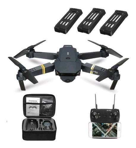 Original Drone Eachine E58 Câmera 1080p 3 Baterias Case