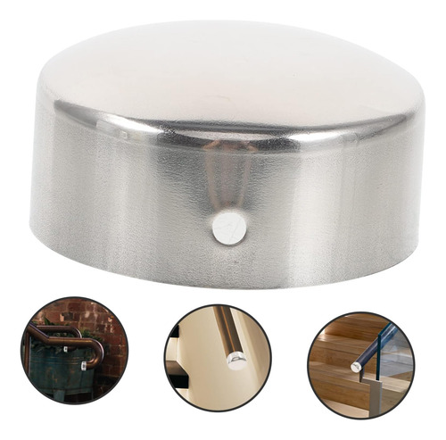 Silla 2pcs Codo Soporte Recto Acero Inoxidable Contra La Par