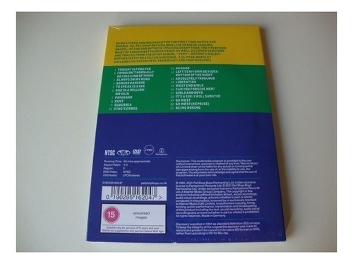 Cdx2+dvd - Pet Shop Boys - Discovery Live In Rio 1994 Import
