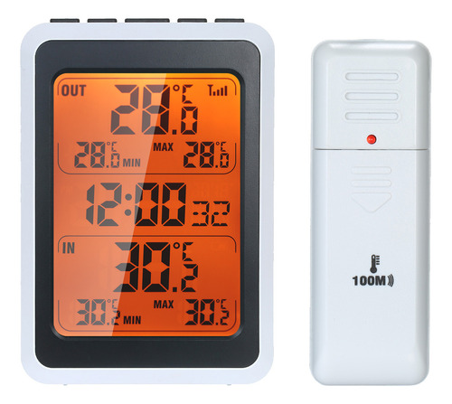 Termómetro Inalámbrico Para Exteriores, 328 Pies, Despertado