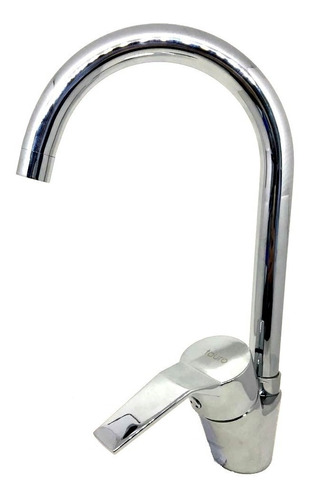 Imagen 4 de 6 de Griferia Monocomando Leva Plana Cisne Cocina Baño 6138-
