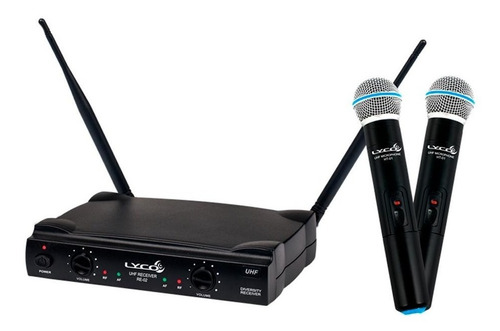 Microfones Lyco UH-02MM dinâmico cardioide preto