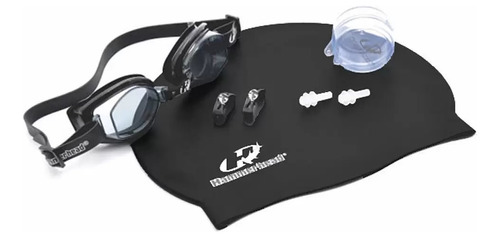 Kit De Natação Fernando Scherer ( Xuxa) Set Hammerhead Preto