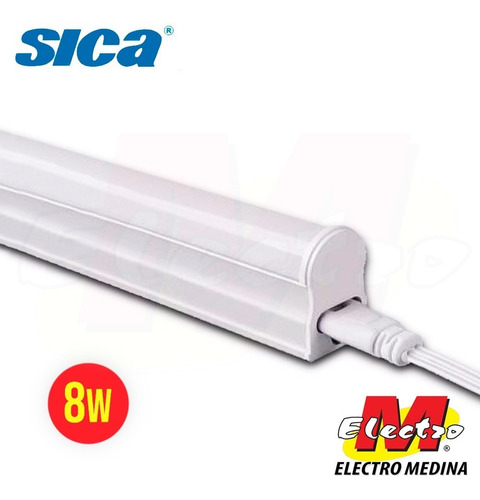 Liston Tubo Led 8w Luz Fria 554mm Sica Electro Medina