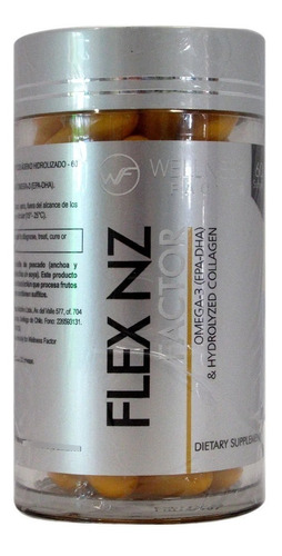 Omega 3 Y Colágeno Dha Epa Flex Nz (usa) 60 Capsulas Blandas