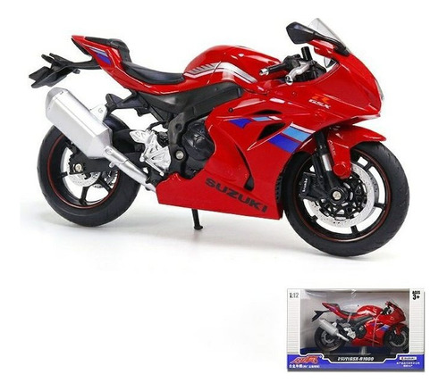 Lzl Suzuki De Gsx-r1000 Modelo 1:12 Metal Moto