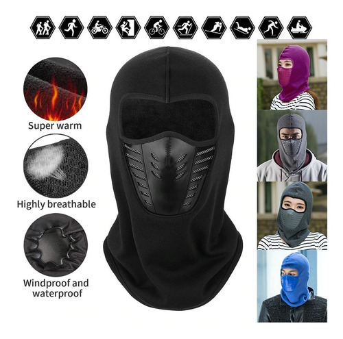 Balaclava Pasamontaña Protección Motocicle Entrega Inmediata