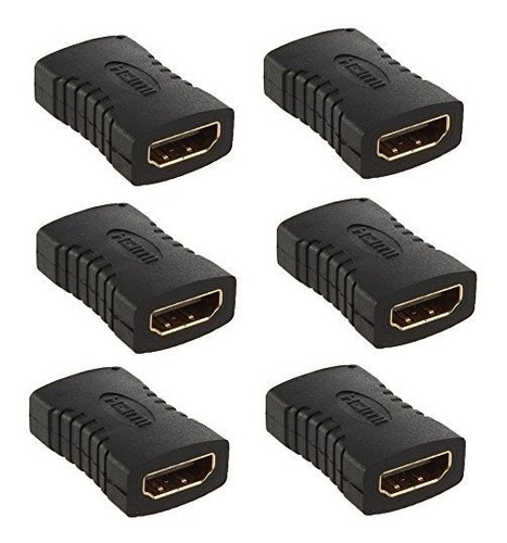 Hdmi Hembra A Conector Acoplador Hembra Hdmi 6pcs Adaptador 