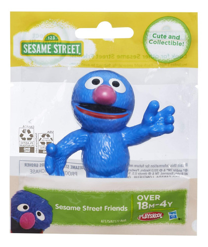 Playskool Sesame Street, Figura De Grover, 2.5 Pulgadas