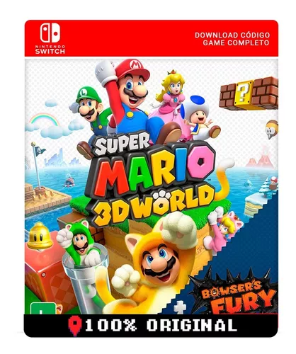 Jogo Super Mario 3D World + Bowser's Fury - Nintendo Switch