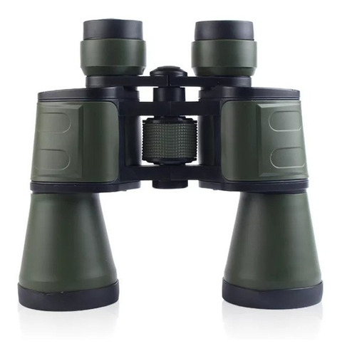 Imagen 1 de 3 de Binoculares Verde Militar 20x50 Multifuncional Con Estuche