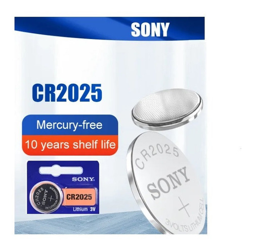 1 Pila Sony 2025 Original Cr2025 Balanza Reloj Blister