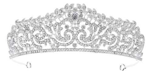 Diadema De Novia Con Forma De Corona Y Diamantes De Imitació