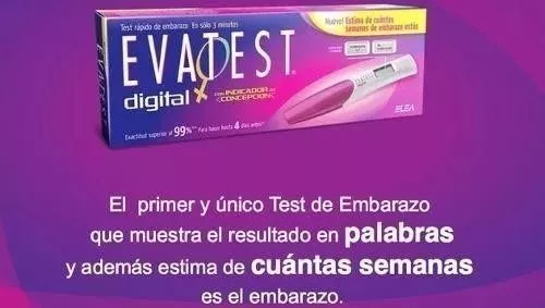 Test De Embarazo Evatest Digital X 1