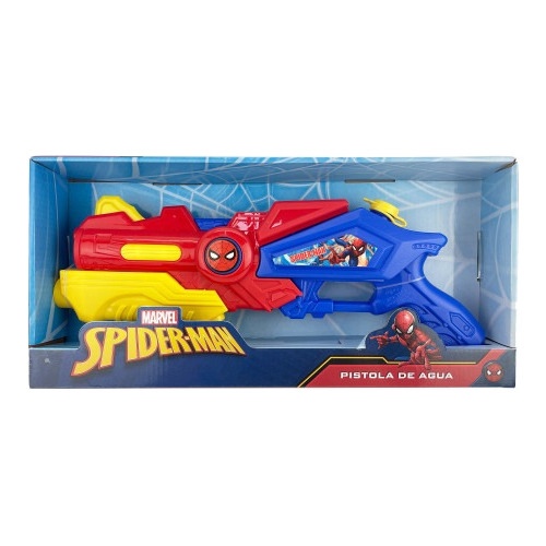 Pistola Lanza Agua Marvel Spiderman 44cm En Caja 8711