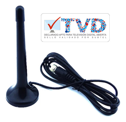 Antena Mini TVD (Televisión Digitial) Hd Magnetica