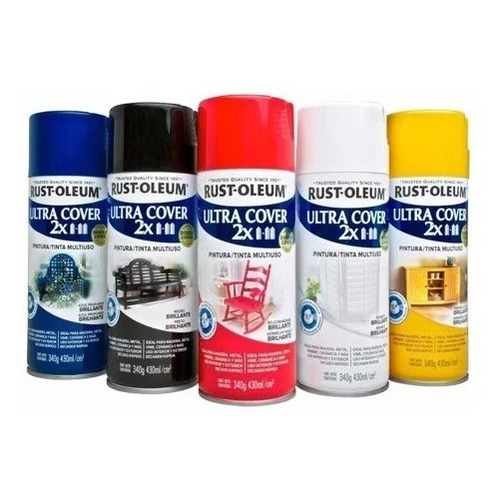 Pintura Spray Aerosol Rust-oleum Ultra-cover 2x 340g Colores