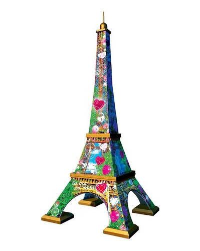 Puzzle 3d Torre Eiffel Love Edition 216 Piezas- Ravensburger