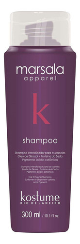 Shampoo Intensifica Color Marsala Apparel Kostume 300 Ml