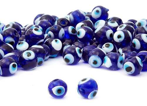 Glass Evil Eye Beads For Jewelry Making Diy Arts And In