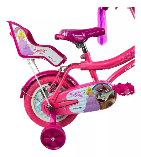 Bicicleta Infantil Gw Princess Rin 12 Niña Acero 2 a 5 años Rosada - Tienda  Online de Ciclismo