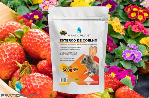 Adubo Orgânico De Coelho Premium 500g