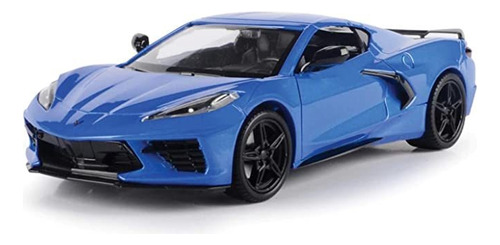 Motormax  - Chevrolet Corvette C8 Stingray Blue Metallic Ti.